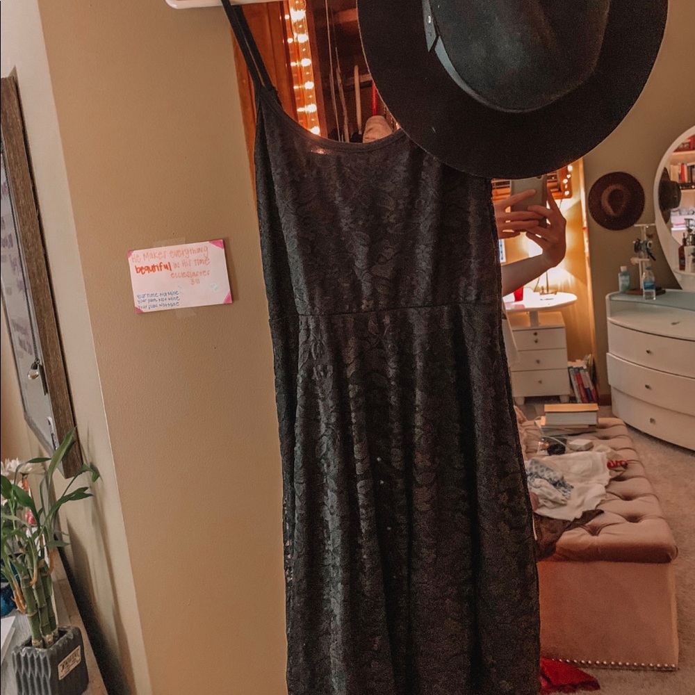 black summer dress